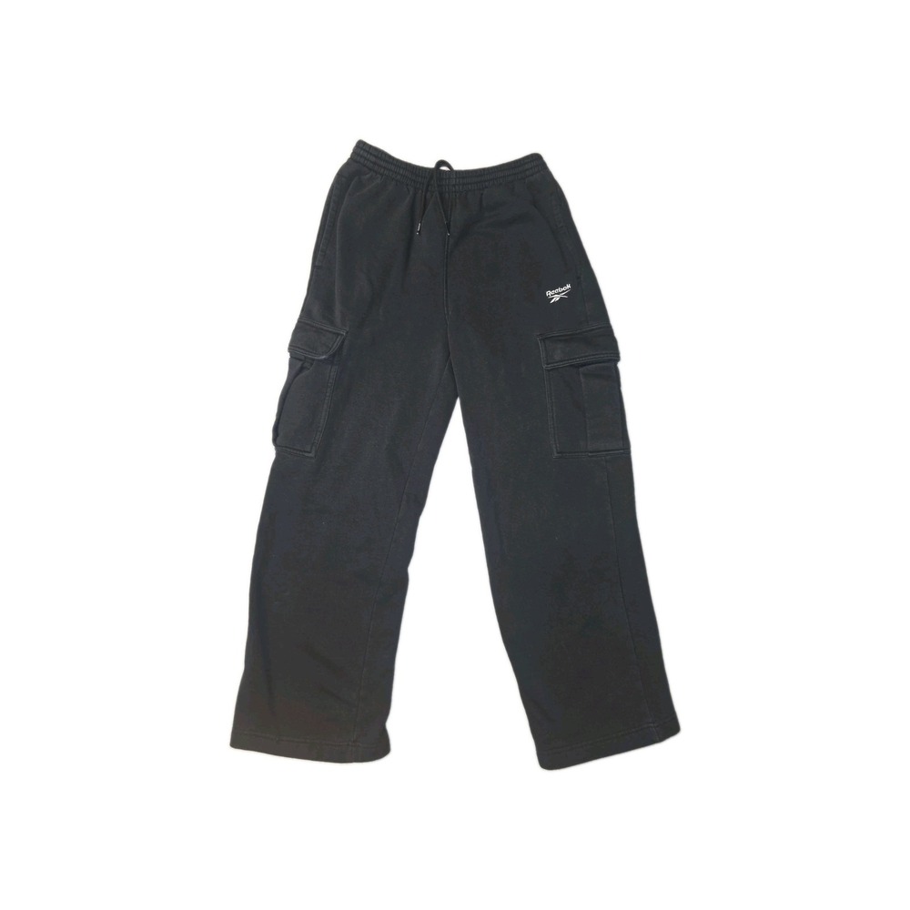Reebok Identity Small Logo Fleece Black Size S Utility Cargo Pants